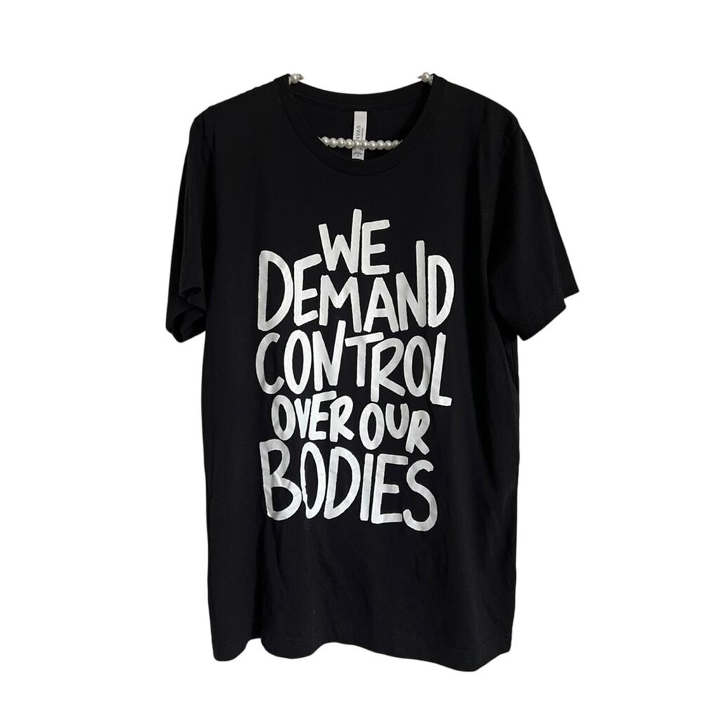 Bans off Our Bodies Tee Medium Short Sleeve Bella Canvas